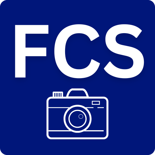 FCS logo with camera icon – Free Cam Scanner camera to PDF app branding